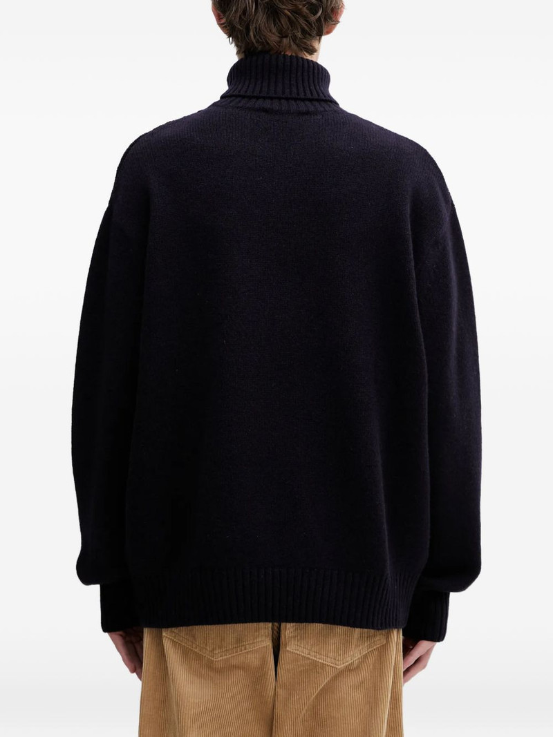 roll-neck embroidered sweater 4