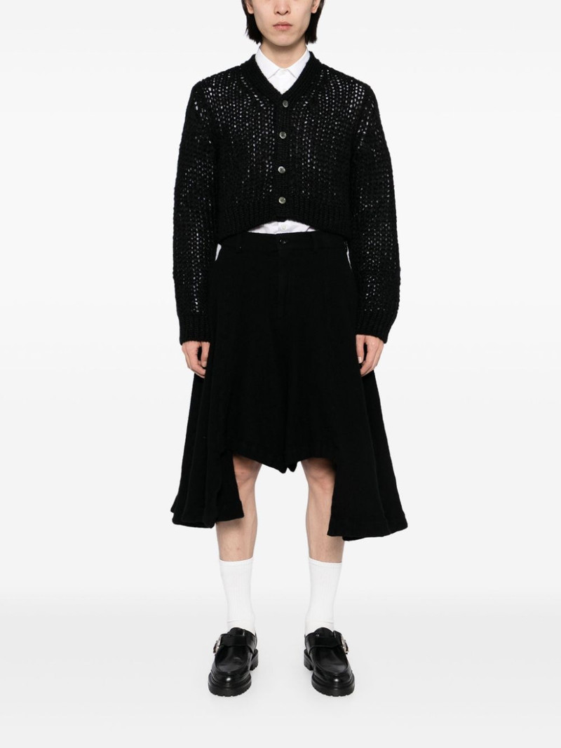 Comme des Garçons Homme Plus asymmetric shorts outlook