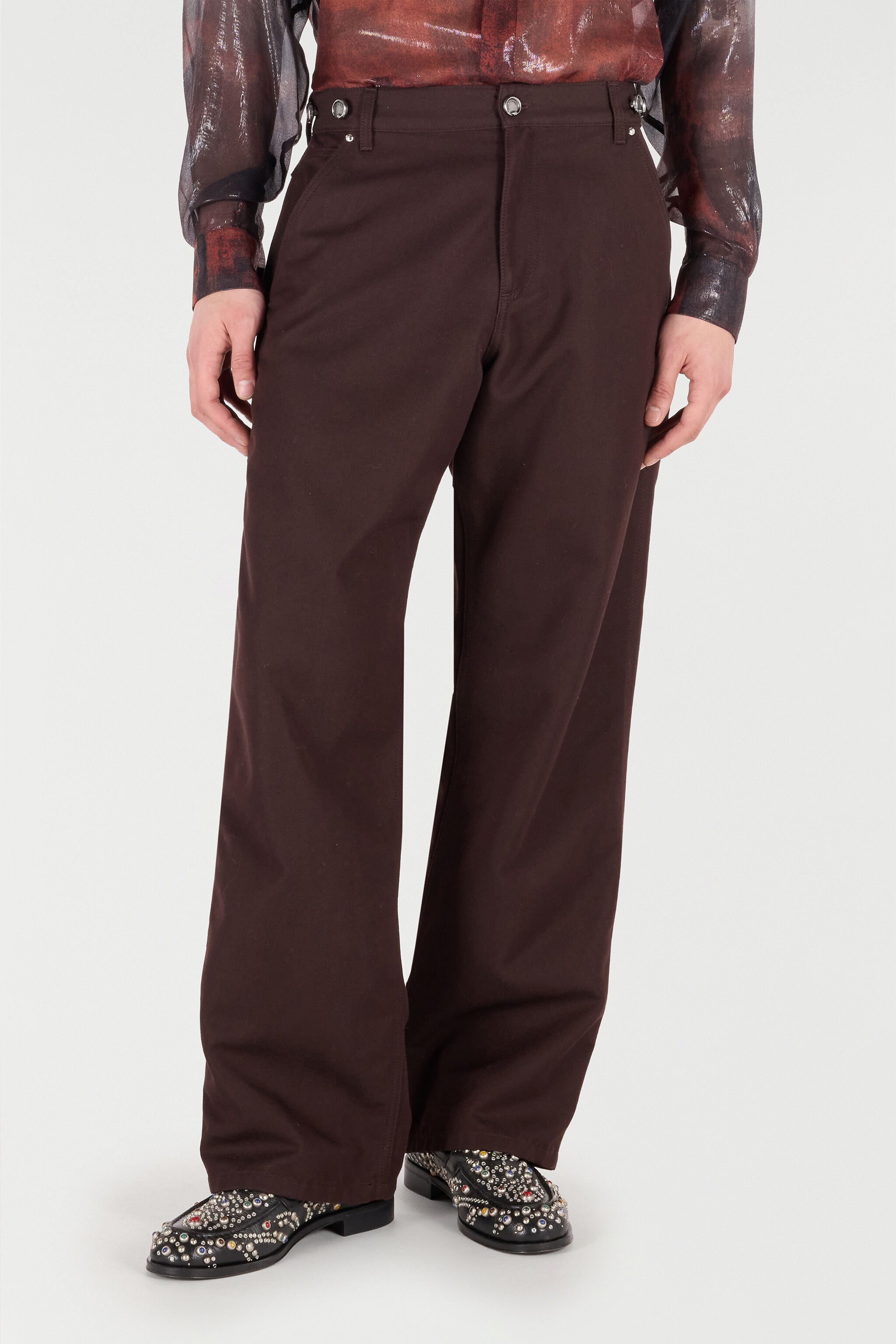 Cotton-Blend Pants - 3