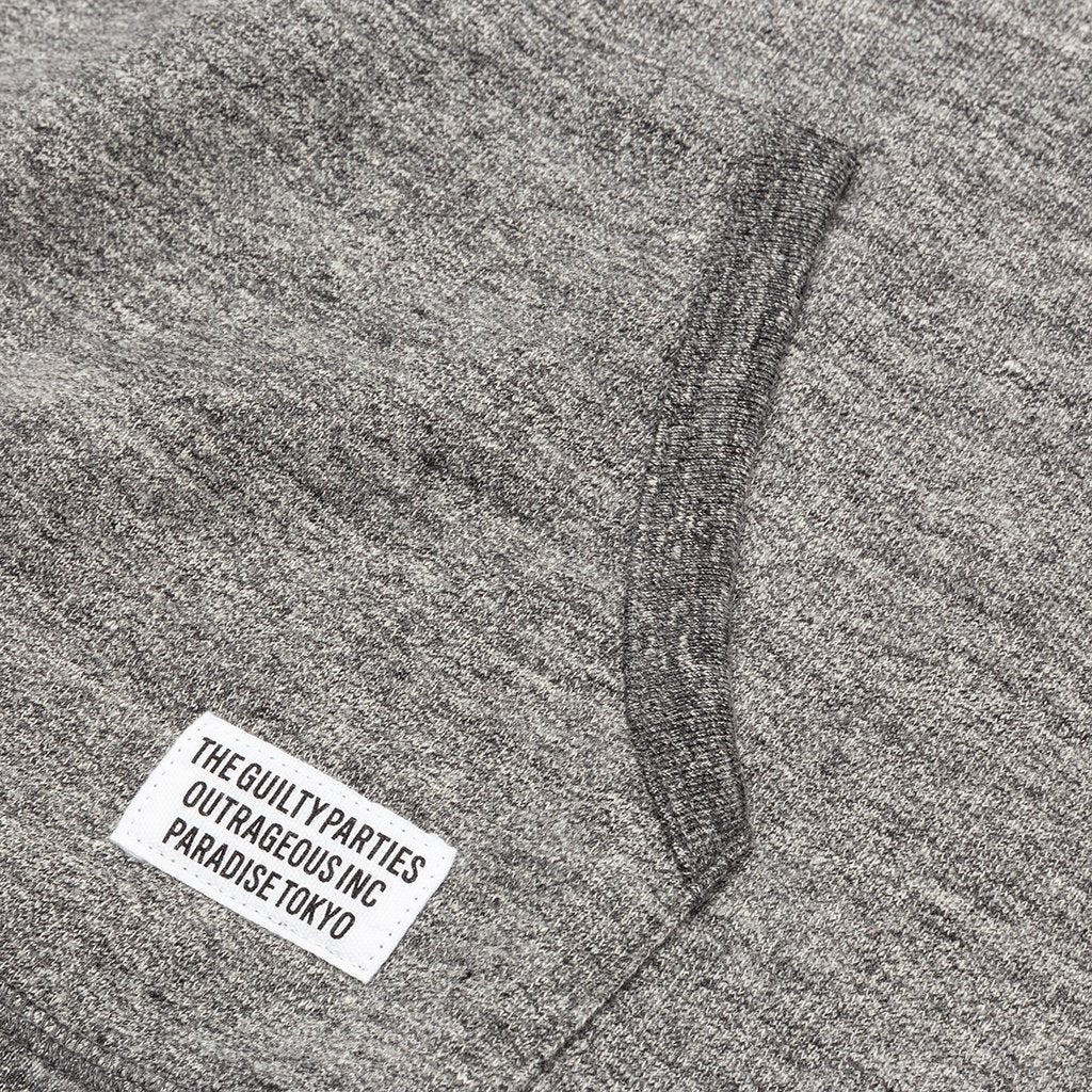 WACKO MARIA PULLOVER HOODED SWEATSHIRT TYPE 2 - GREY - 3