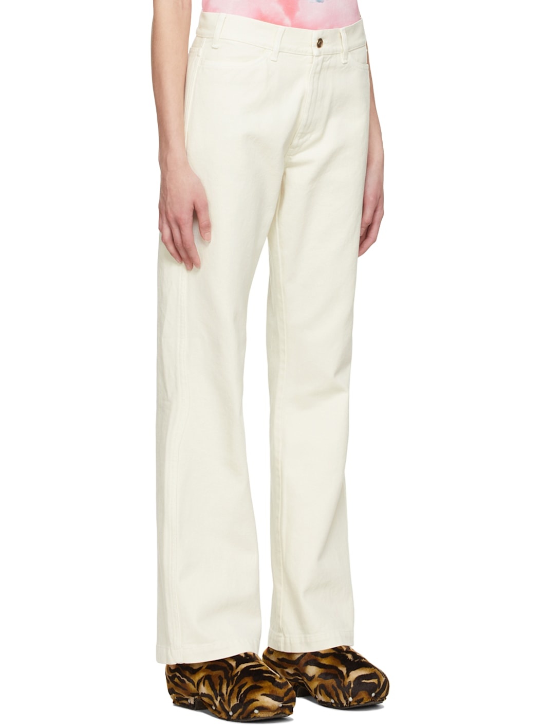 Off-White Flared Trousers - 2
