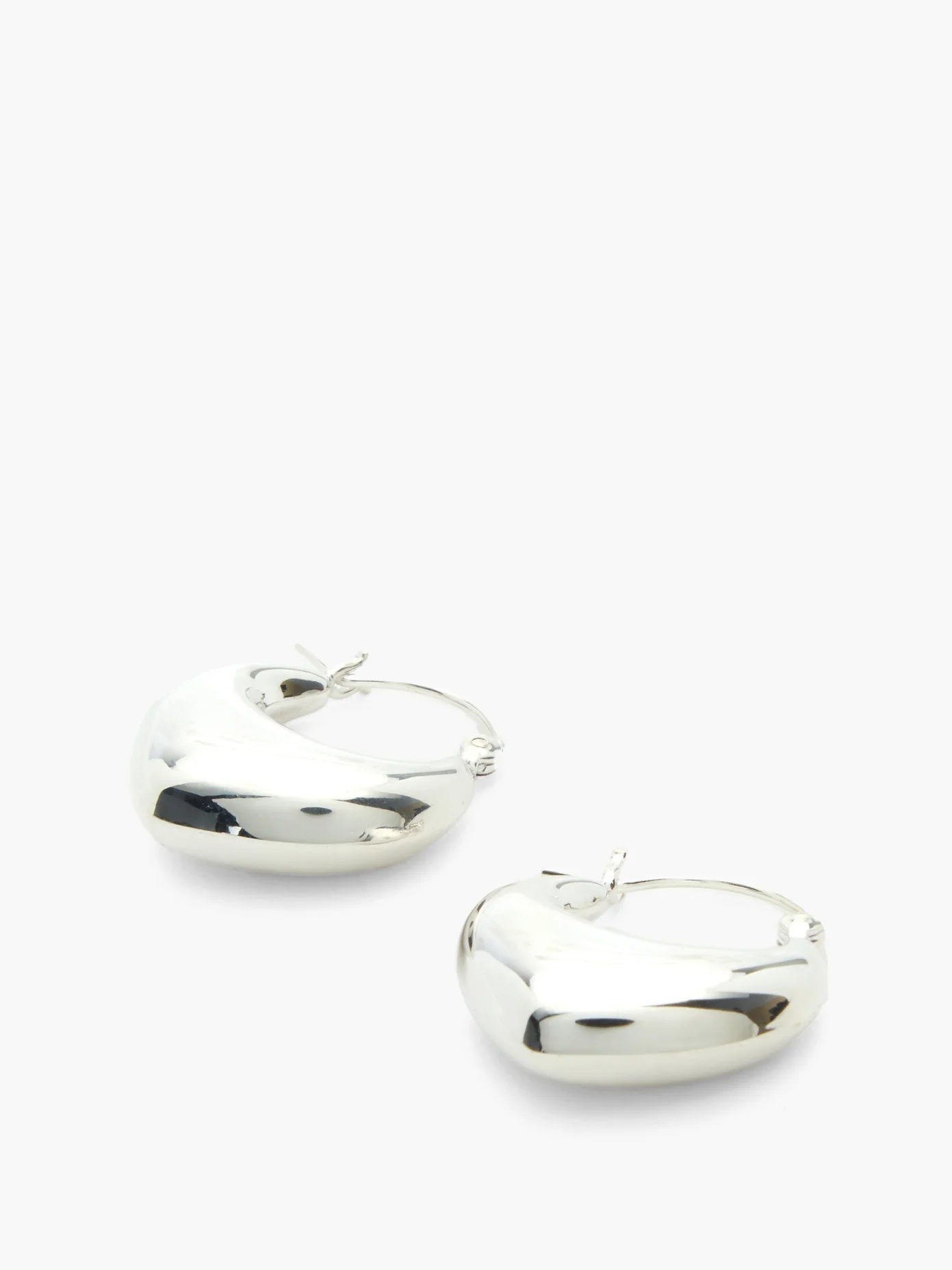 Venetia sterling-silver hoop earrings - 3