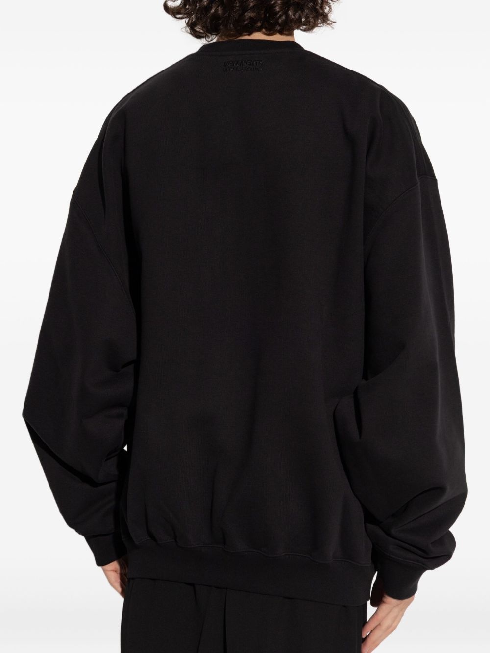 apple-print sweatshirt - 5