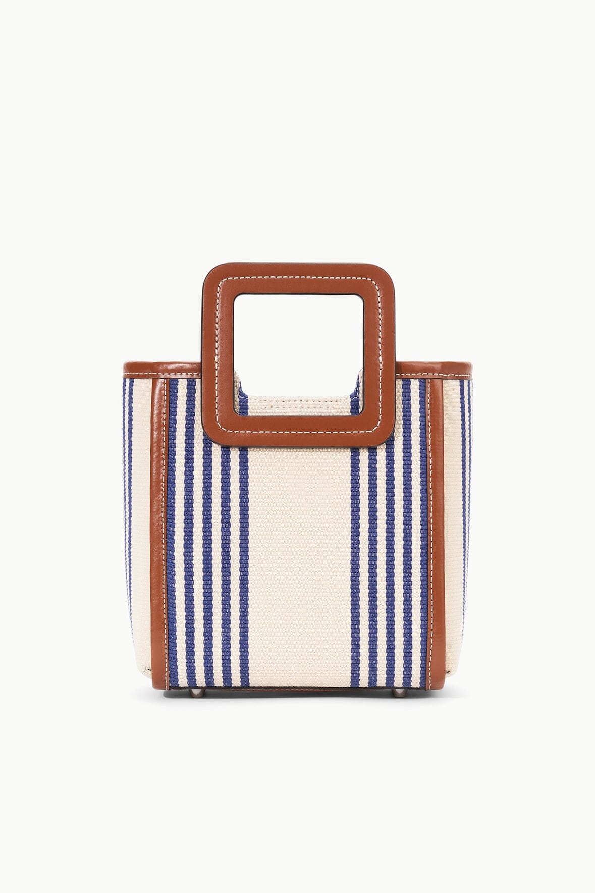 STAUD MINI SHIRLEY BAG MARINE BAYADERE STRIPE - 1