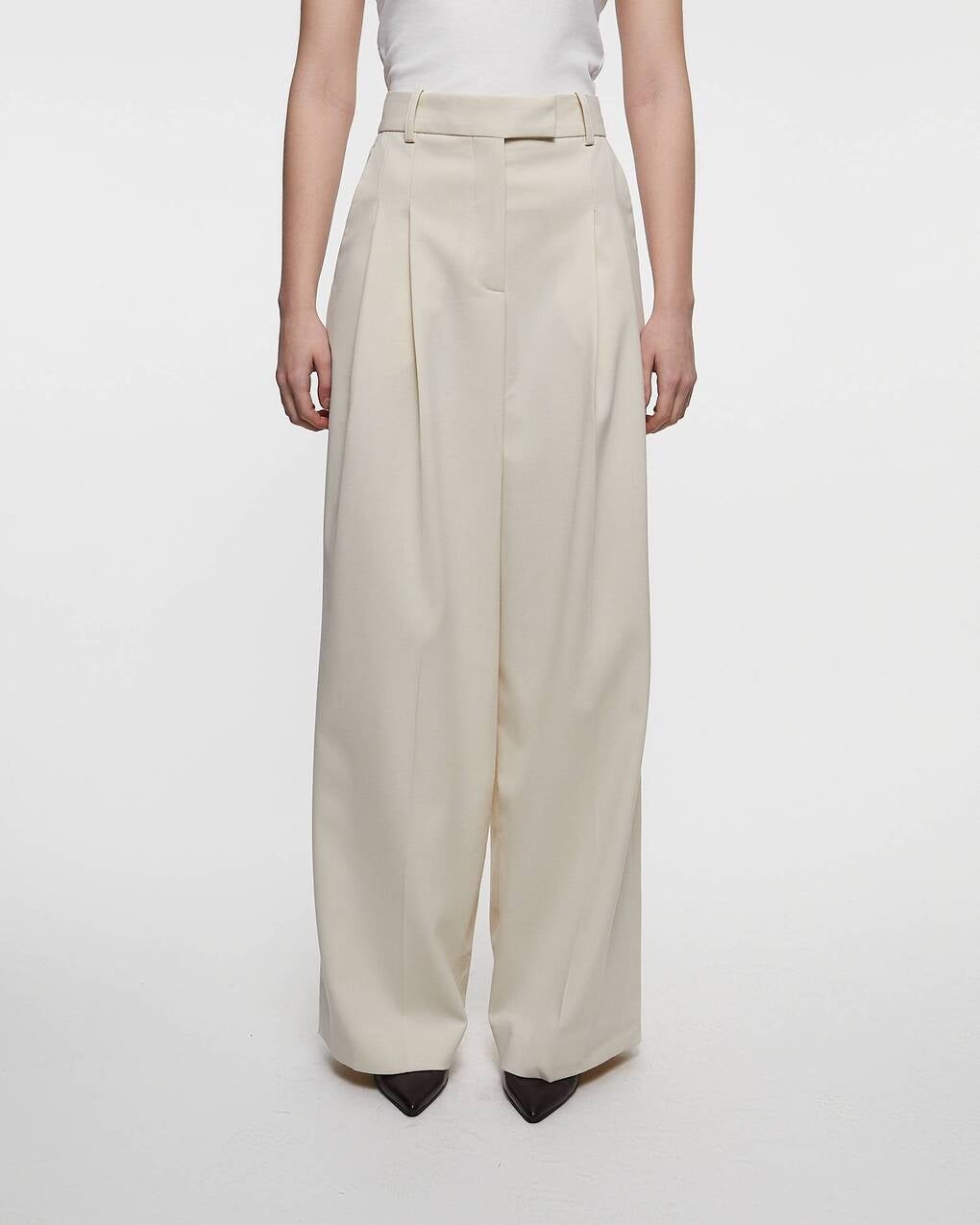 Trousers Cymbaria High-Waist  Pearl - 2