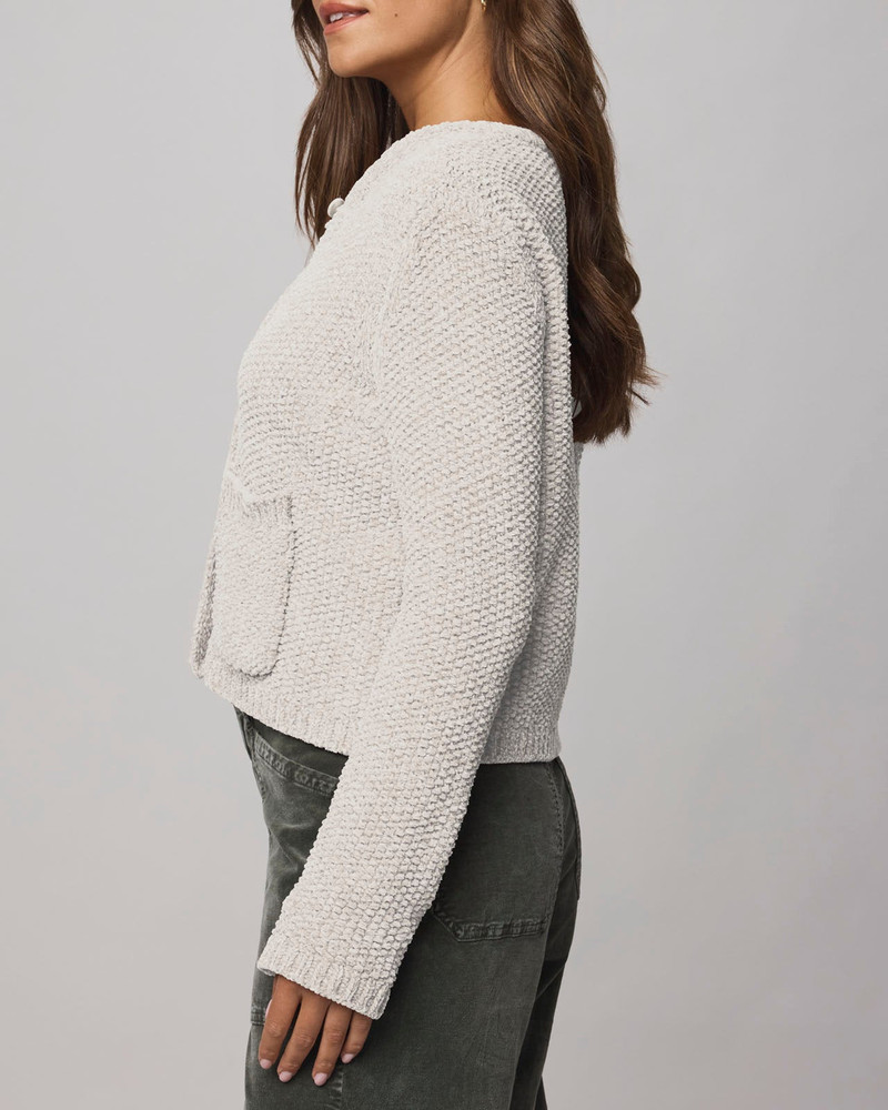 Andrea Chenille Crop Cardigan 5