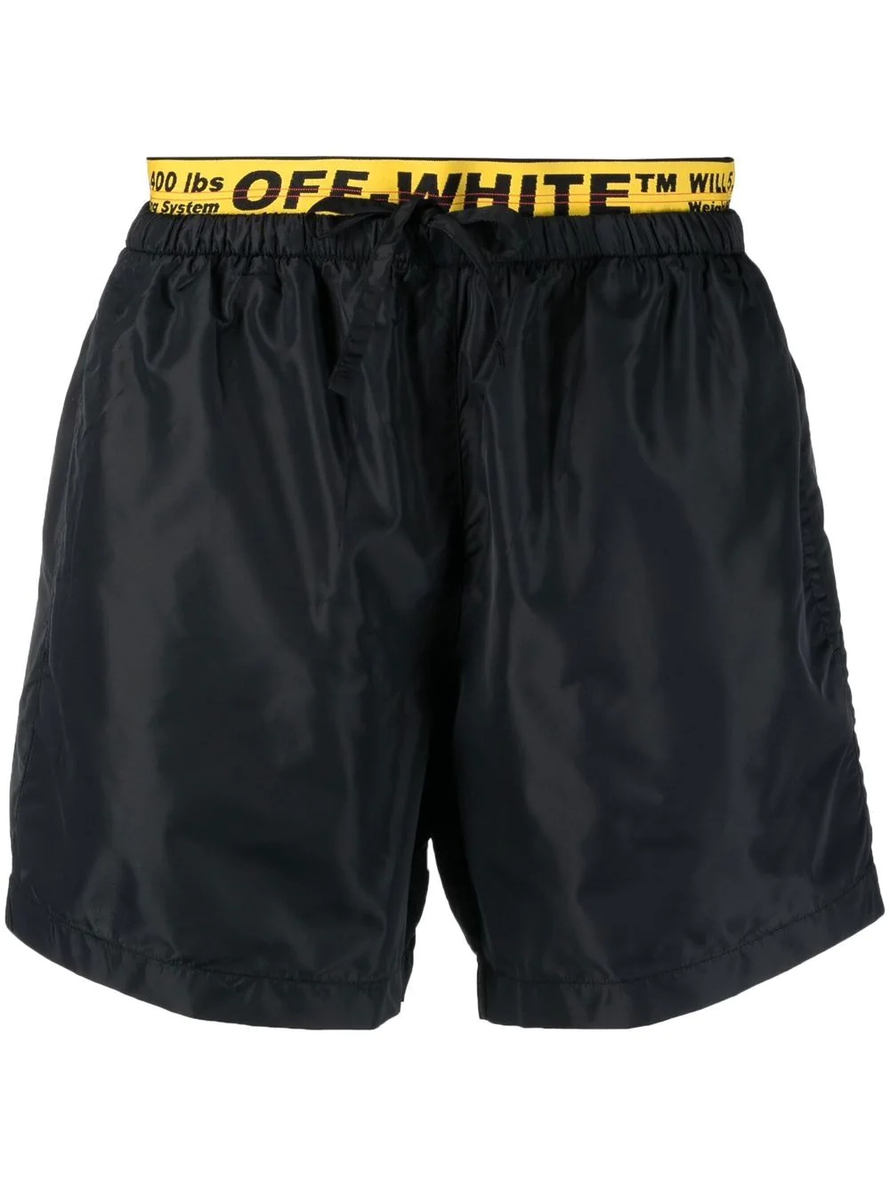 Classic Industrial logo-trim swim shorts - 1