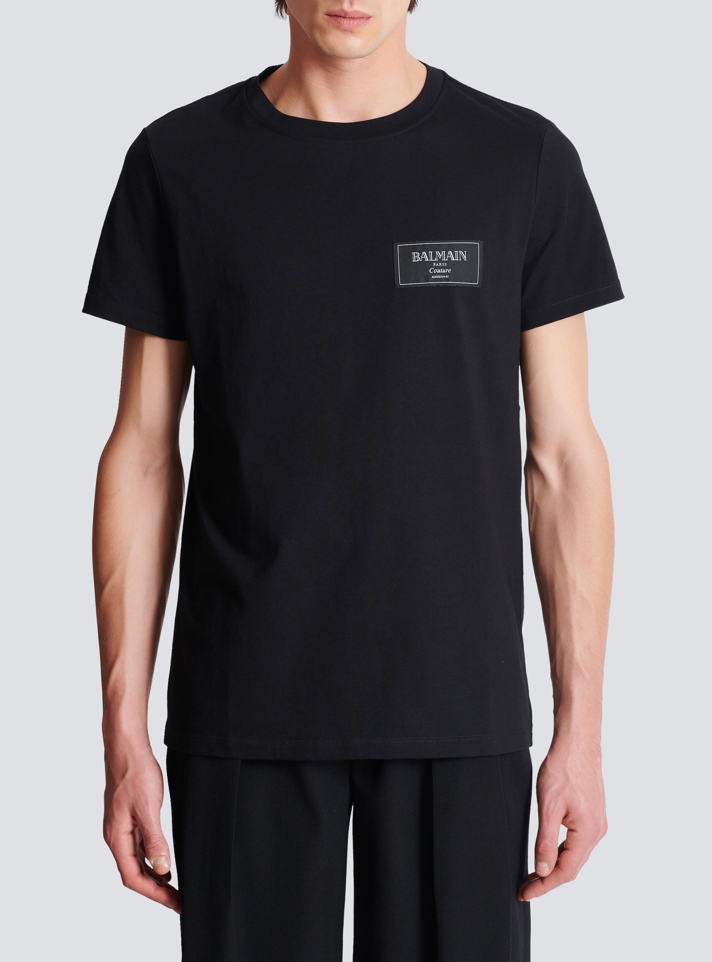 T-shirt with Balmain Couture label - 5