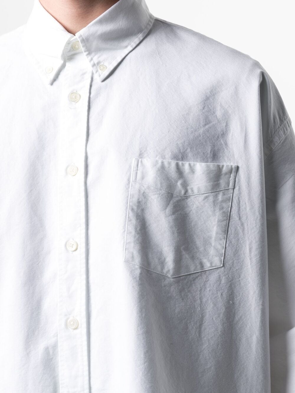 button-down cotton shirt - 5