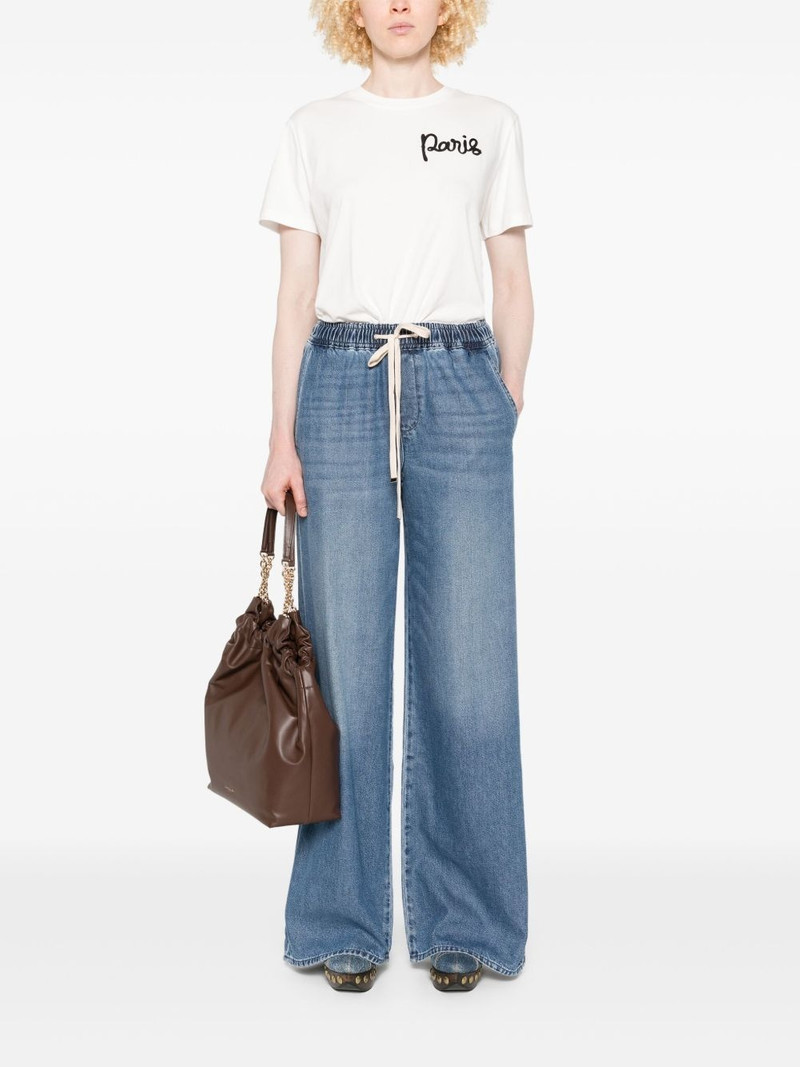 maje embroidered T-shirt outlook