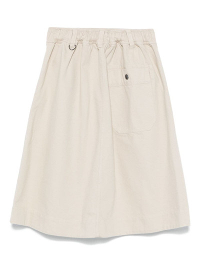 MARGARET HOWELL twill-weave midi skirt outlook