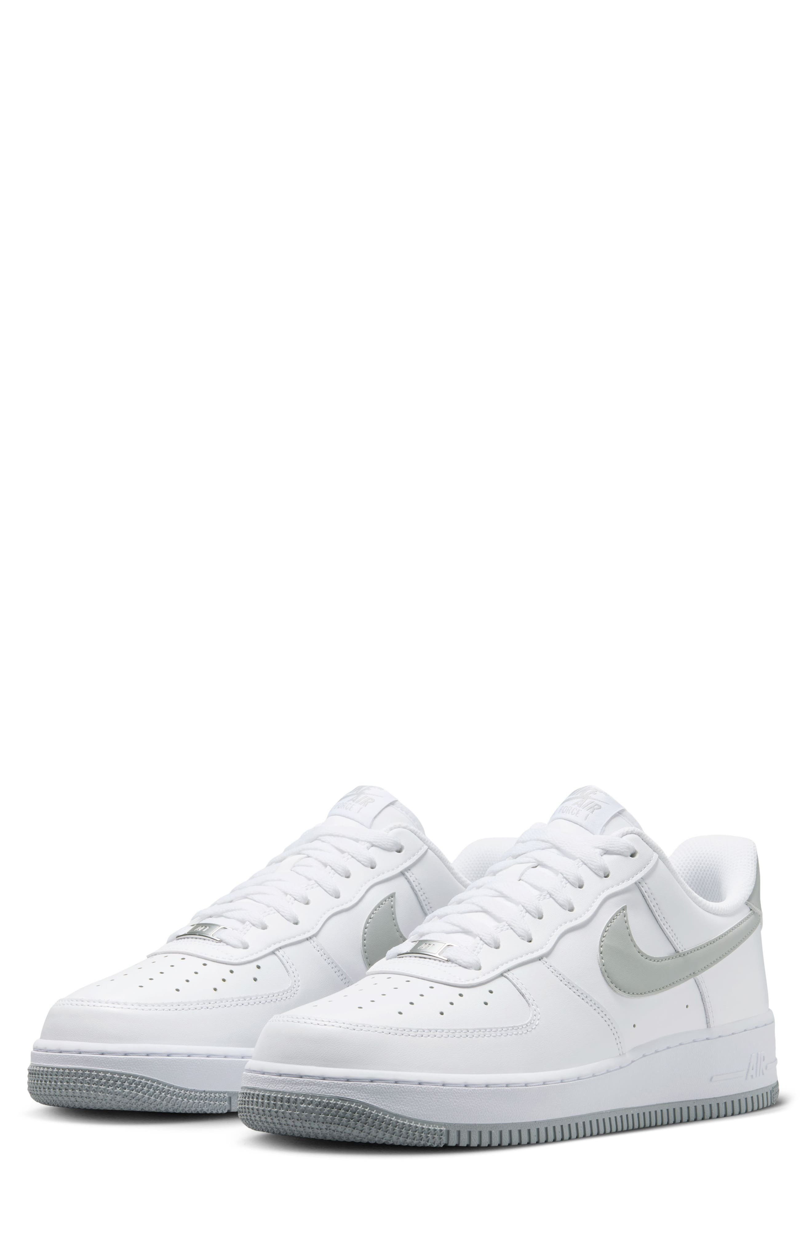 Nike Air Force 1 '07 Sneaker in White/Light Grey/White at Nordstrom - 1