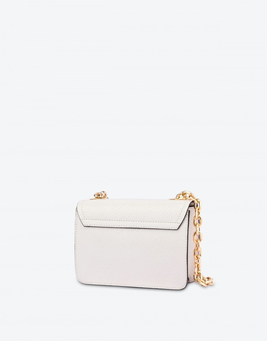 SMALL SHOULDER M BAG WITH PYTHON PRINT - 2