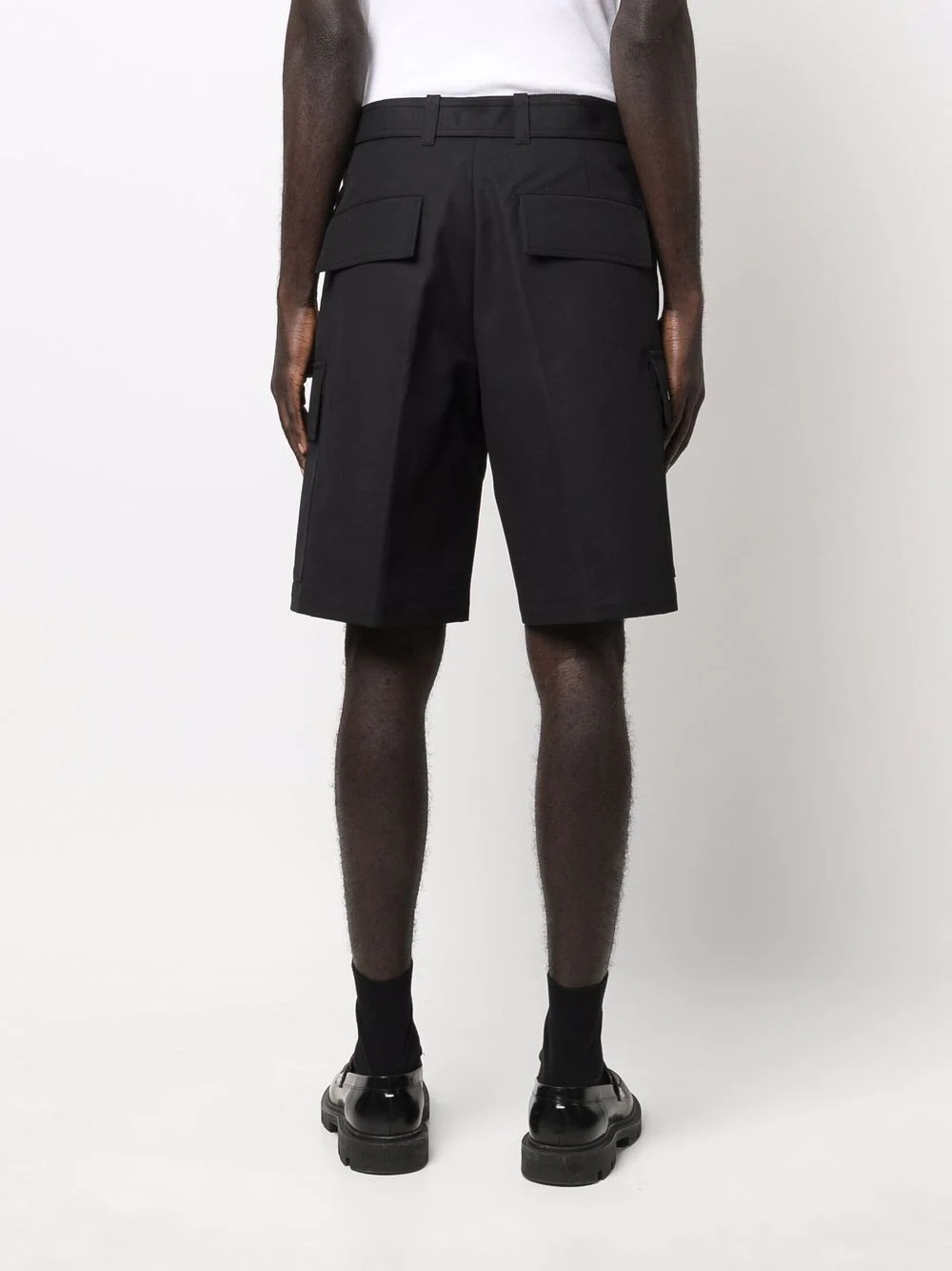 tailored knee-length shorts - 4