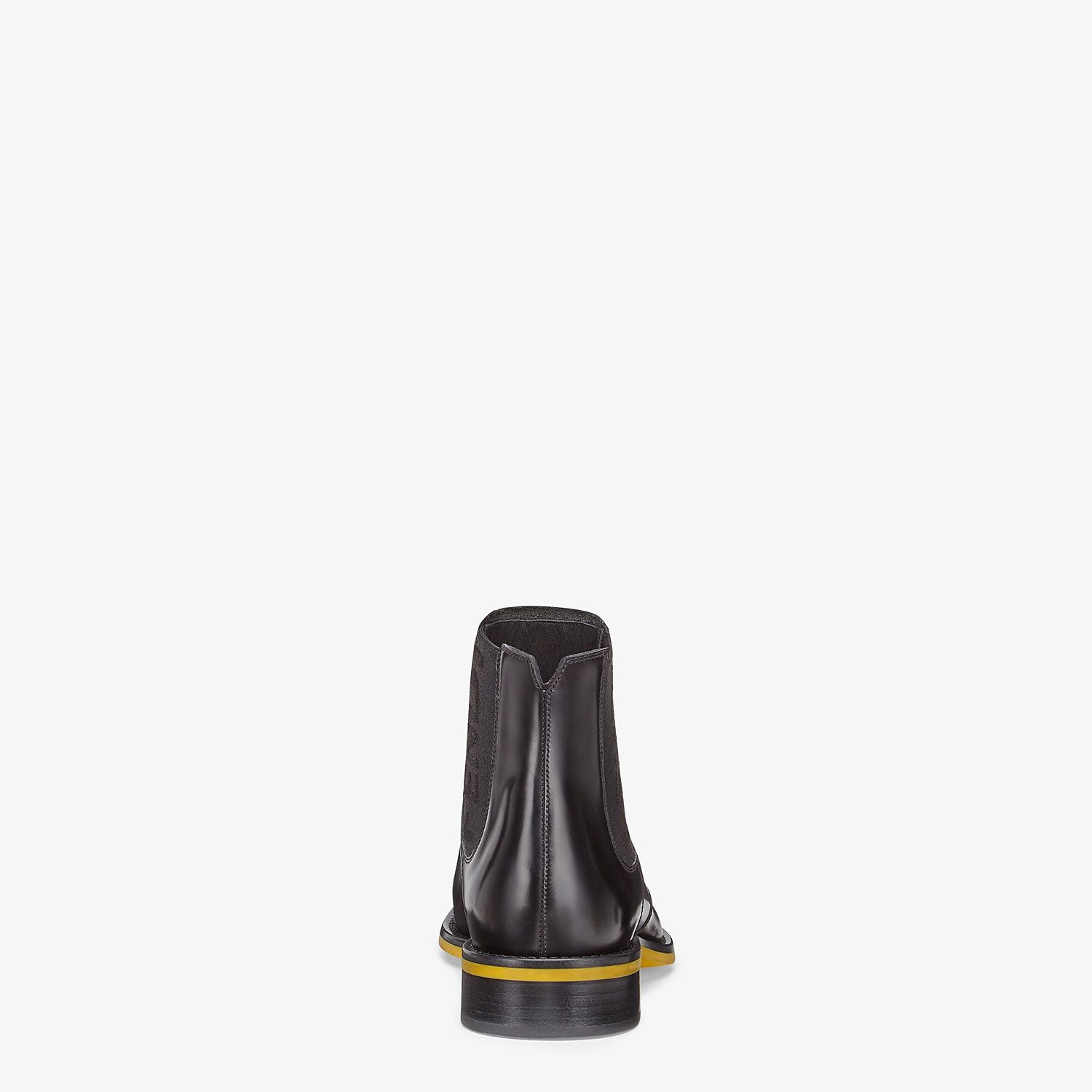 Black leather Chelsea boots - 3