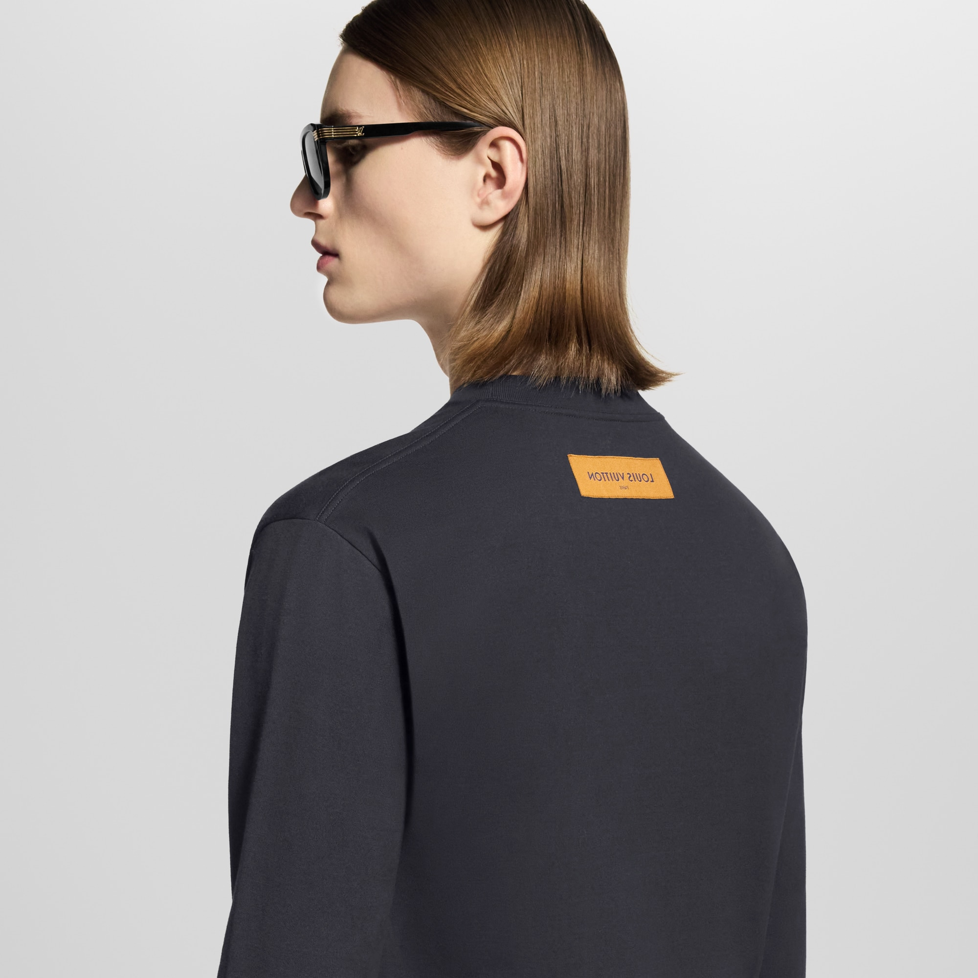 Embossed LV Long-Sleeved T-Shirt - 3