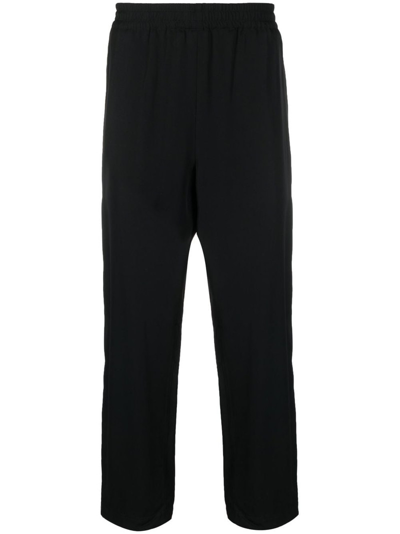 mid-rise straight-leg trousers 1