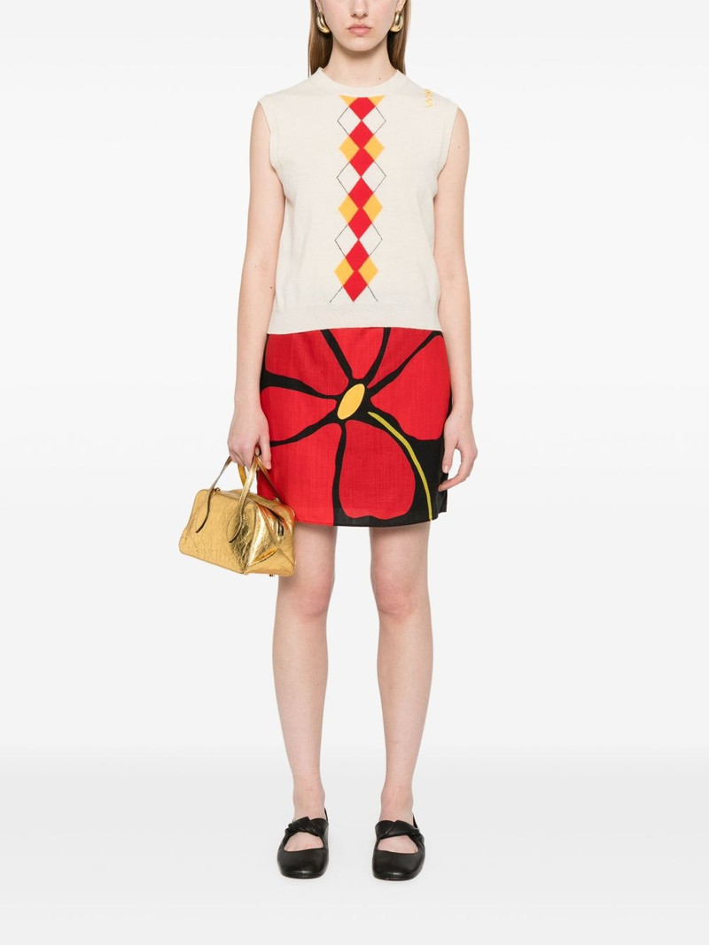 Marni argyle-pattern vest outlook