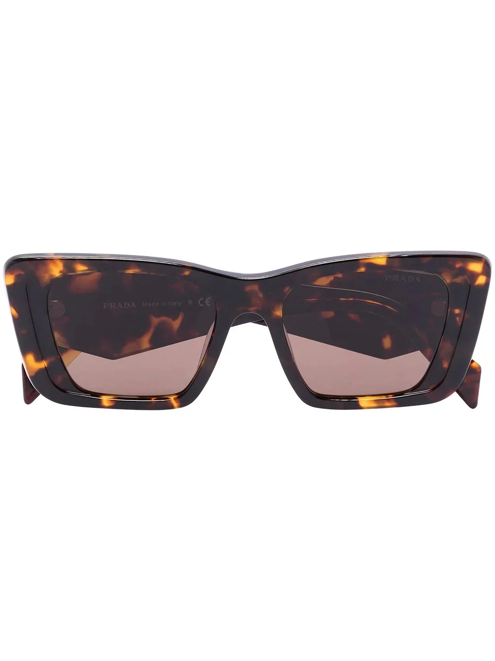 oversized rectangular-frame sunglasses - 1