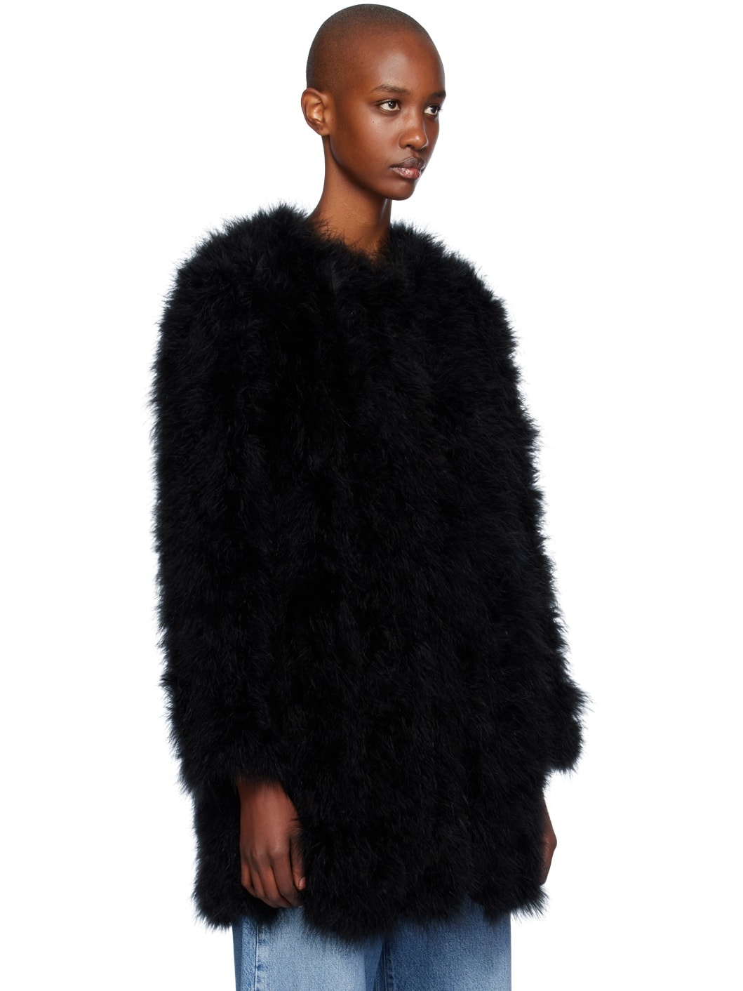 Black Feather Jacket - 2
