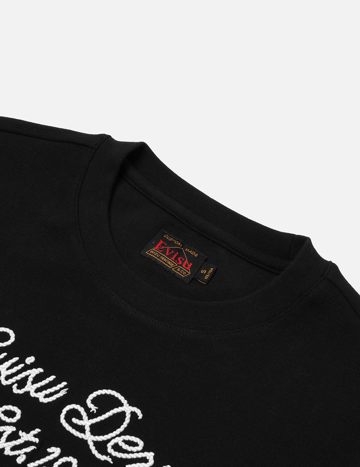 Rope Twist Slogan Embroidery Boyfriend T-Shirt - 6
