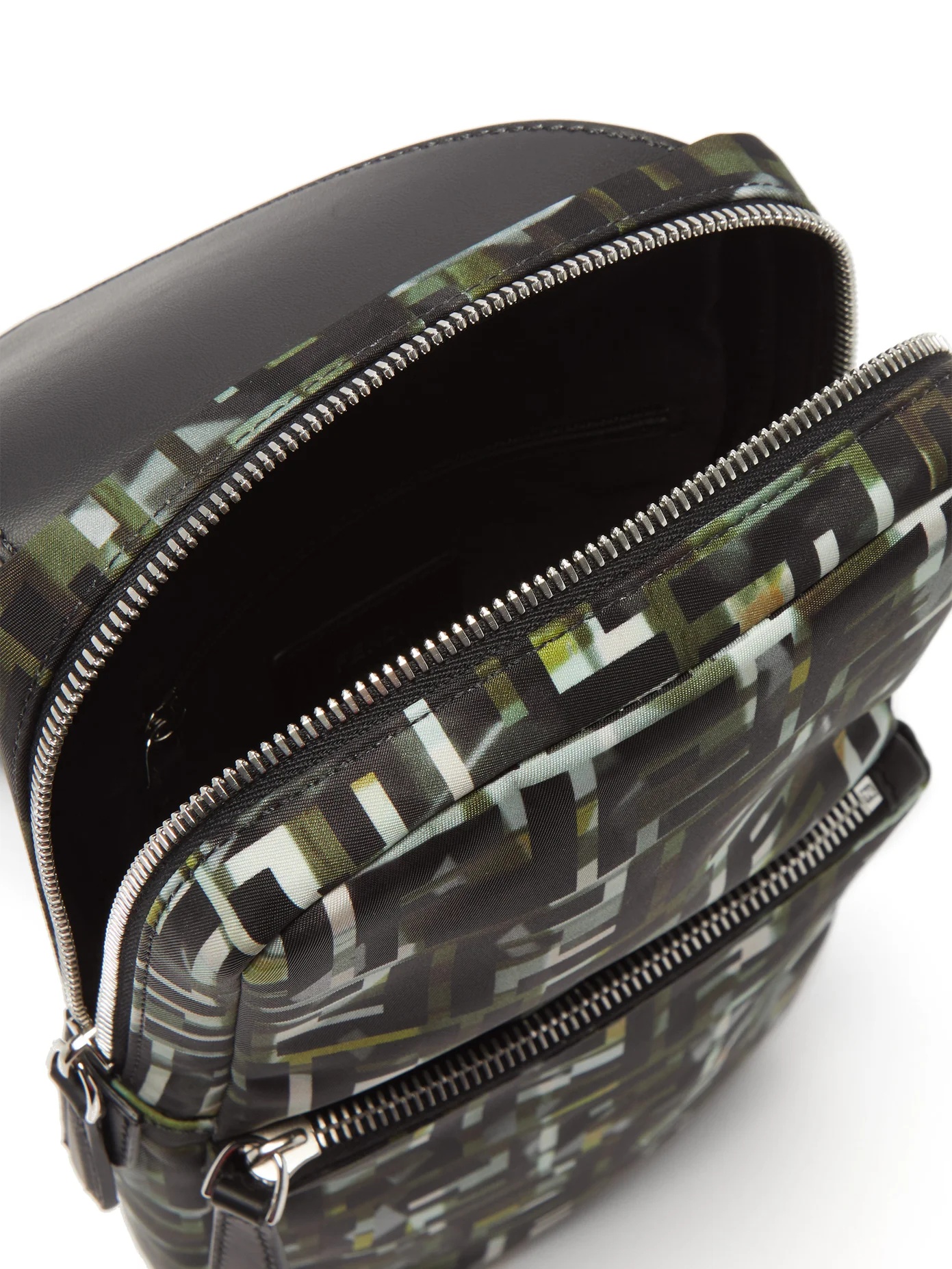 FF and camouflage-print cross-body bag - 5