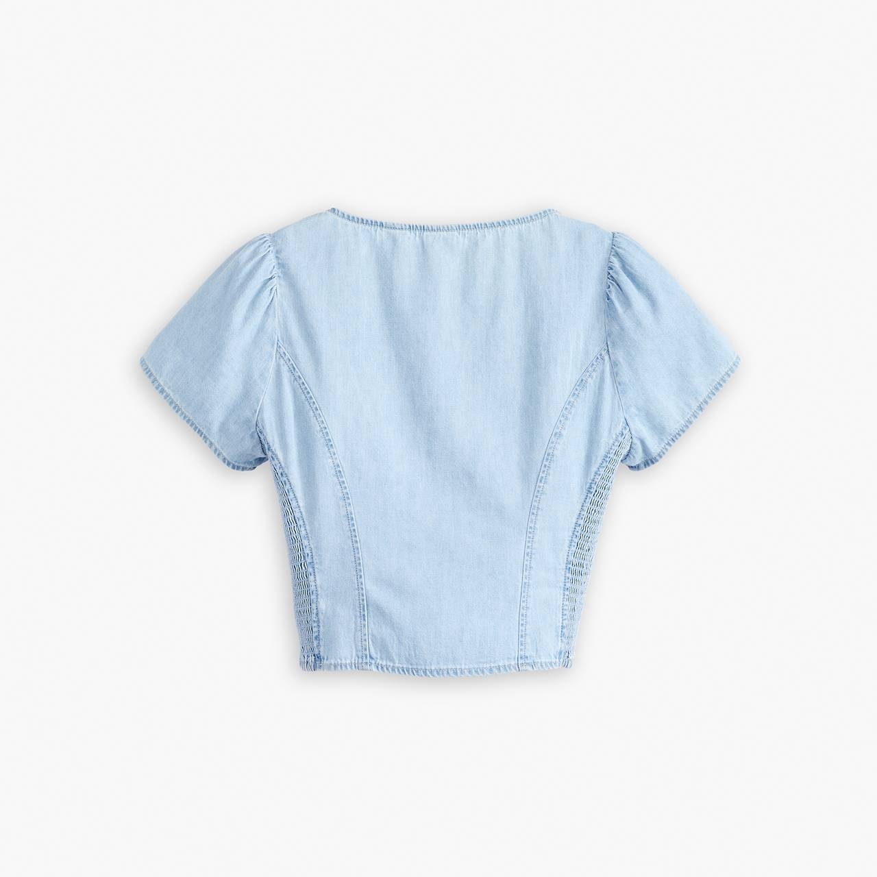 OPHELIA SHORT SLEEVE DENIM CORSET - 4