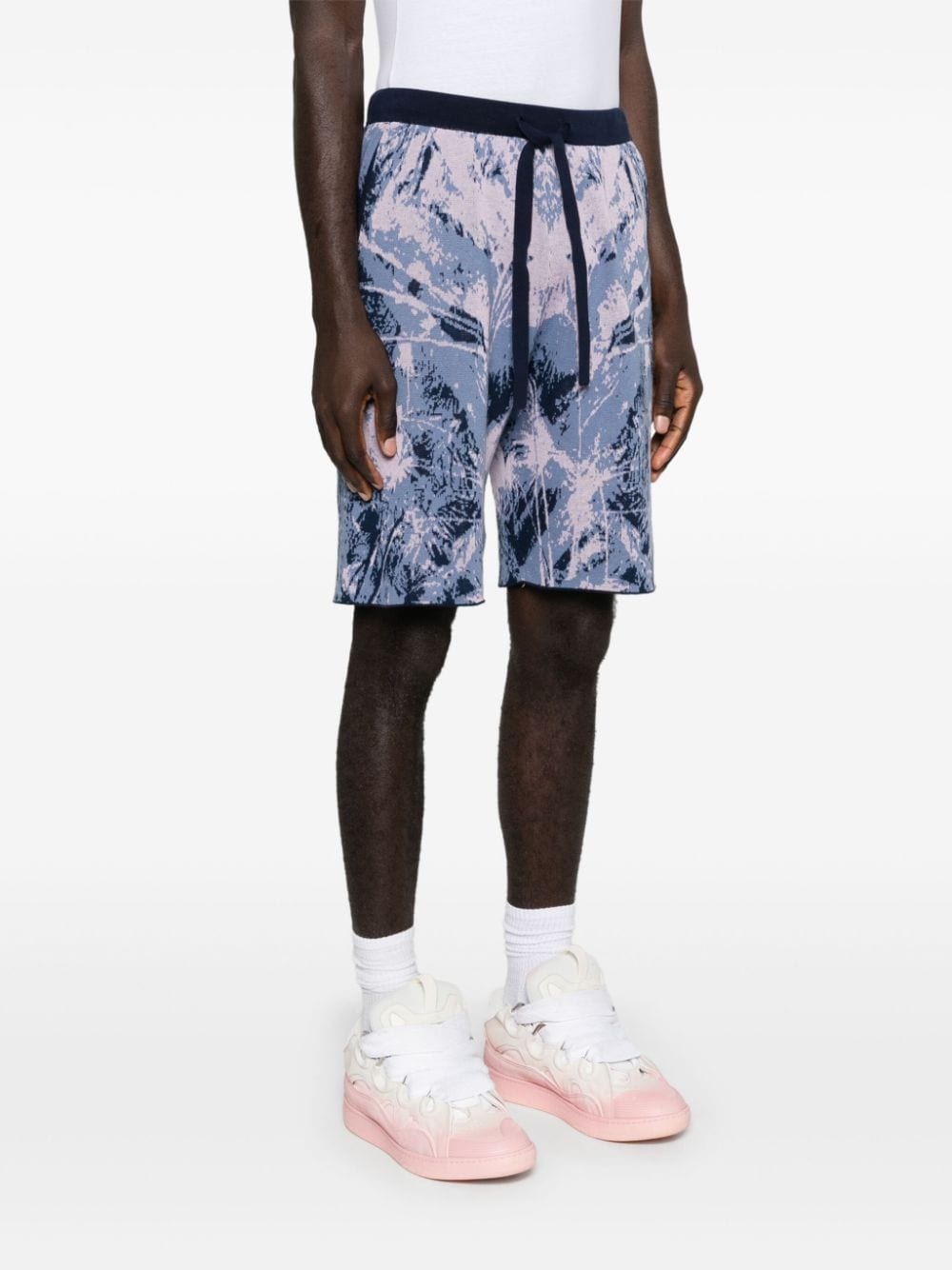 jungle-pattern shorts - 3
