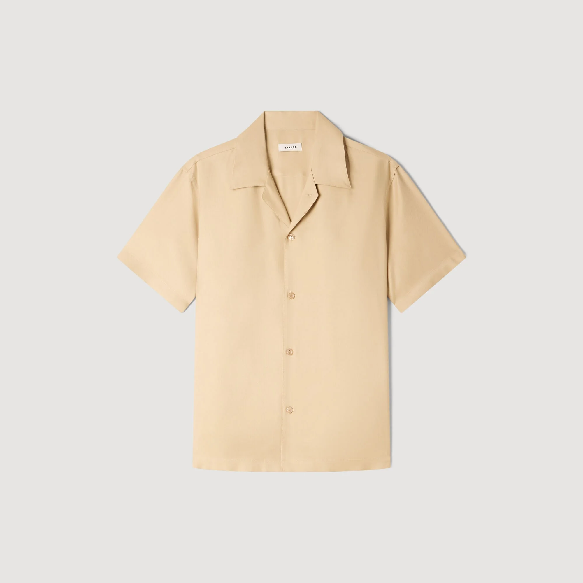 LOOSE-FIT SHARK COLLAR SHIRT - 1