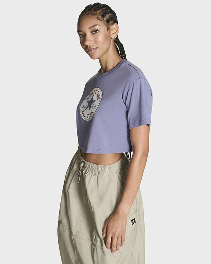 Converse Chuck Taylor All Star Patch Cropped T-Shirt outlook