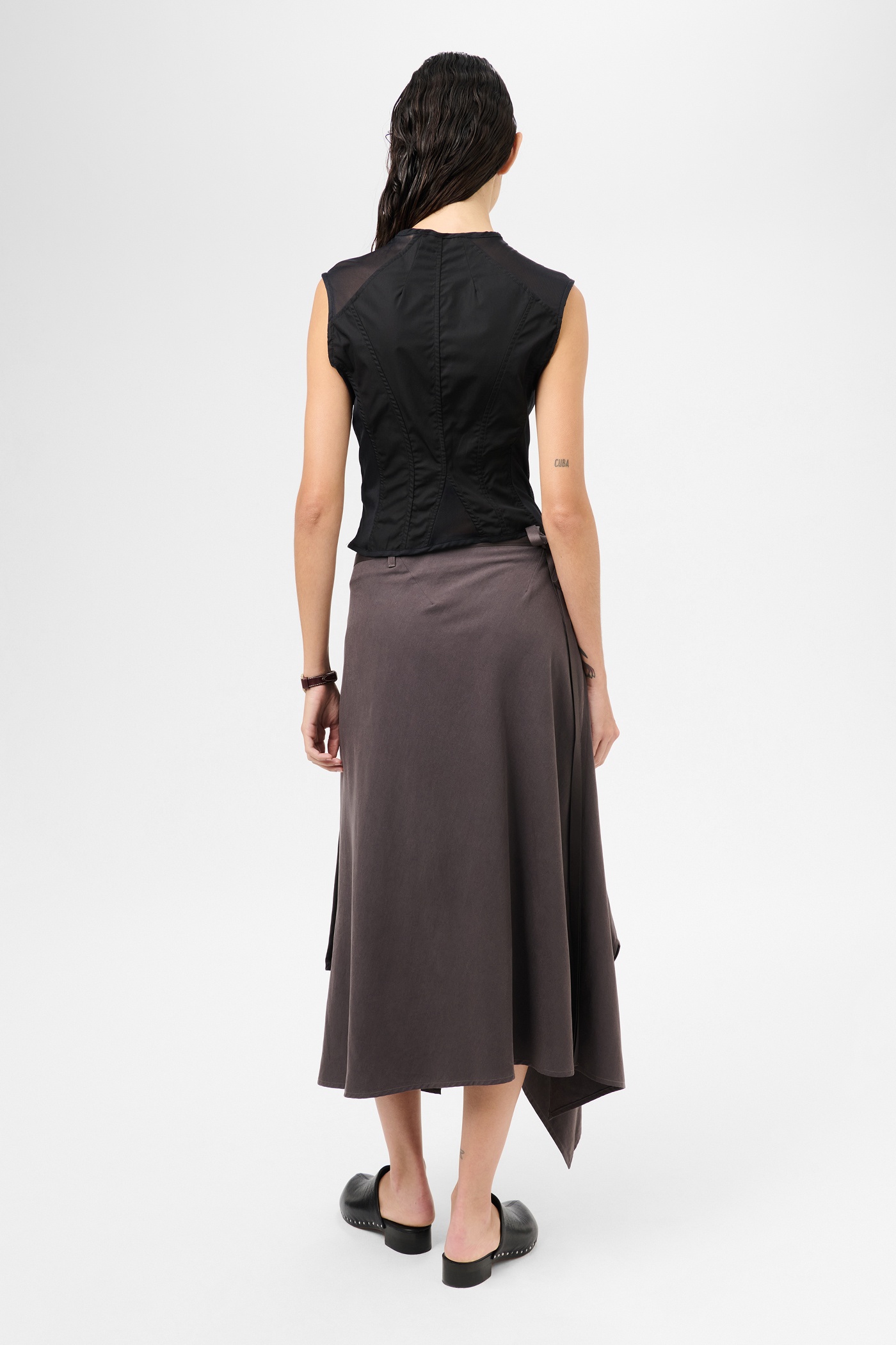 Corset Vest Black All Day Poplin - 6