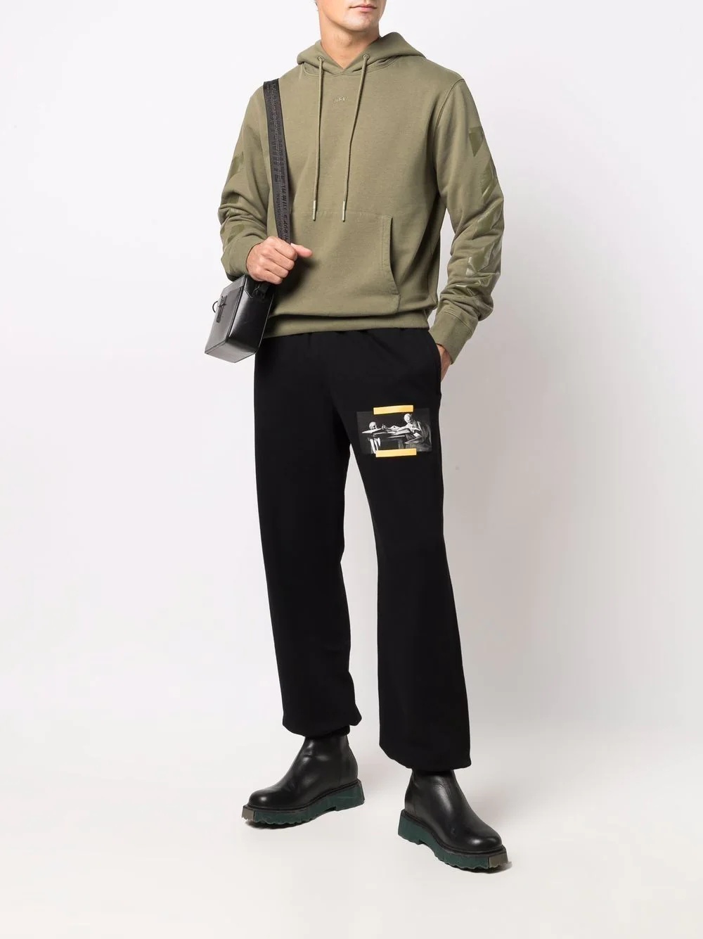 Caravaggio-print track pants - 2