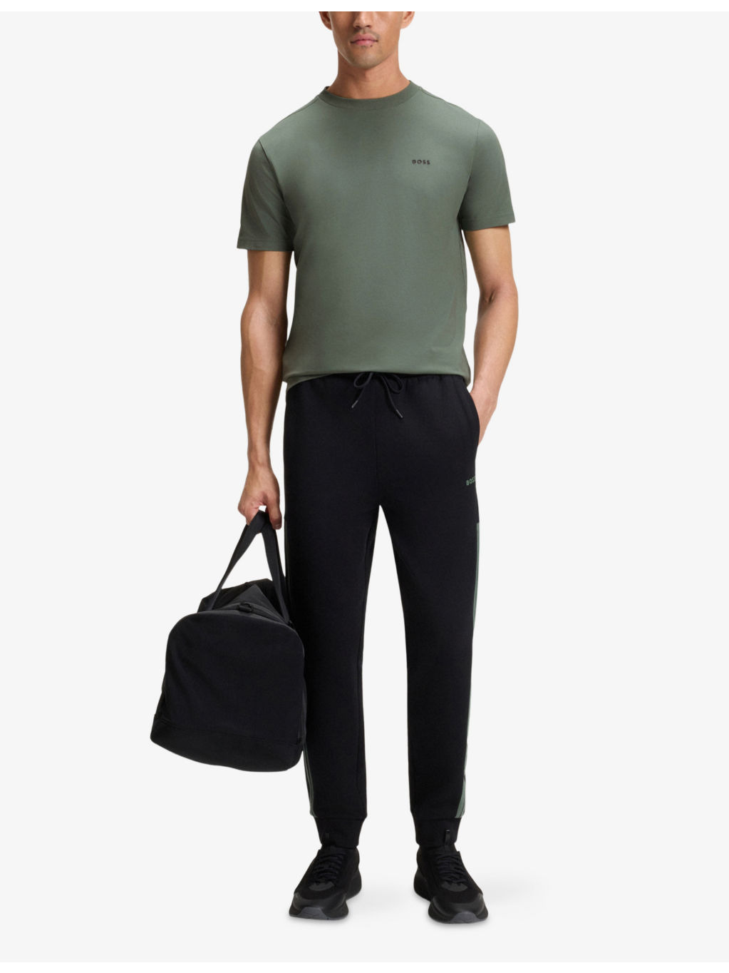 Brand-Embossed Short-Sleeved Stretch-Cotton T-Shirt - 2
