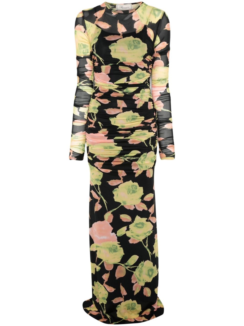 floral-print maxi dress - 1