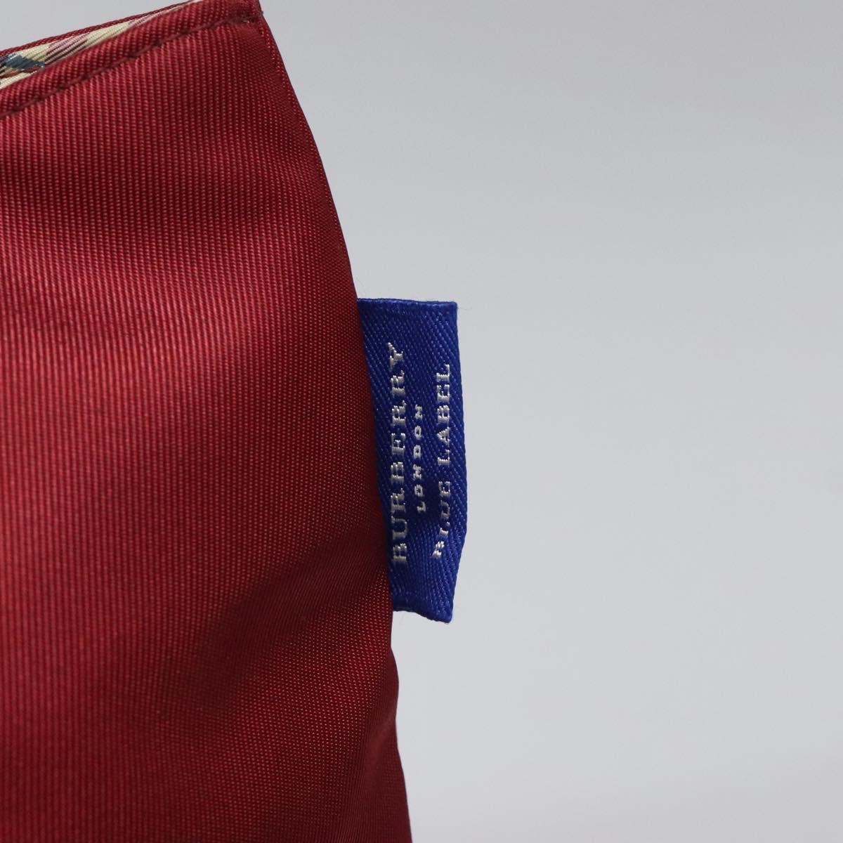 Burberry Blue Label Tote Bag Nylon Red - 14