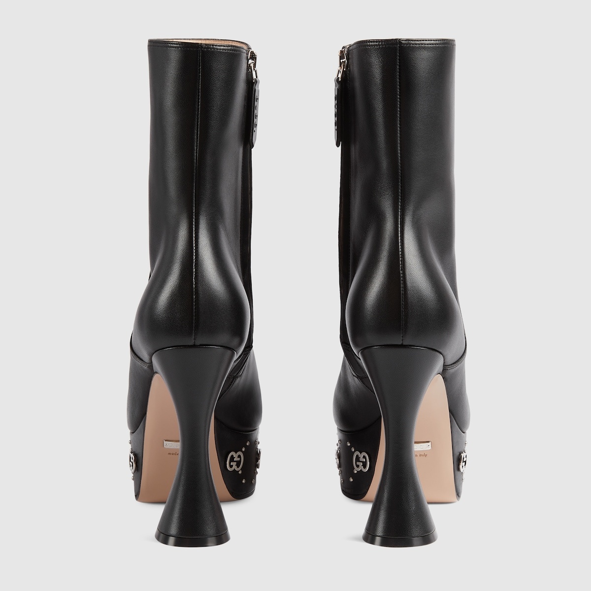 Women's platform boot with GG studs - 5