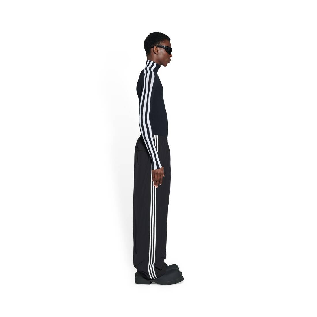 Men's Balenciaga / Adidas Tracksuit Pants in Black - 3