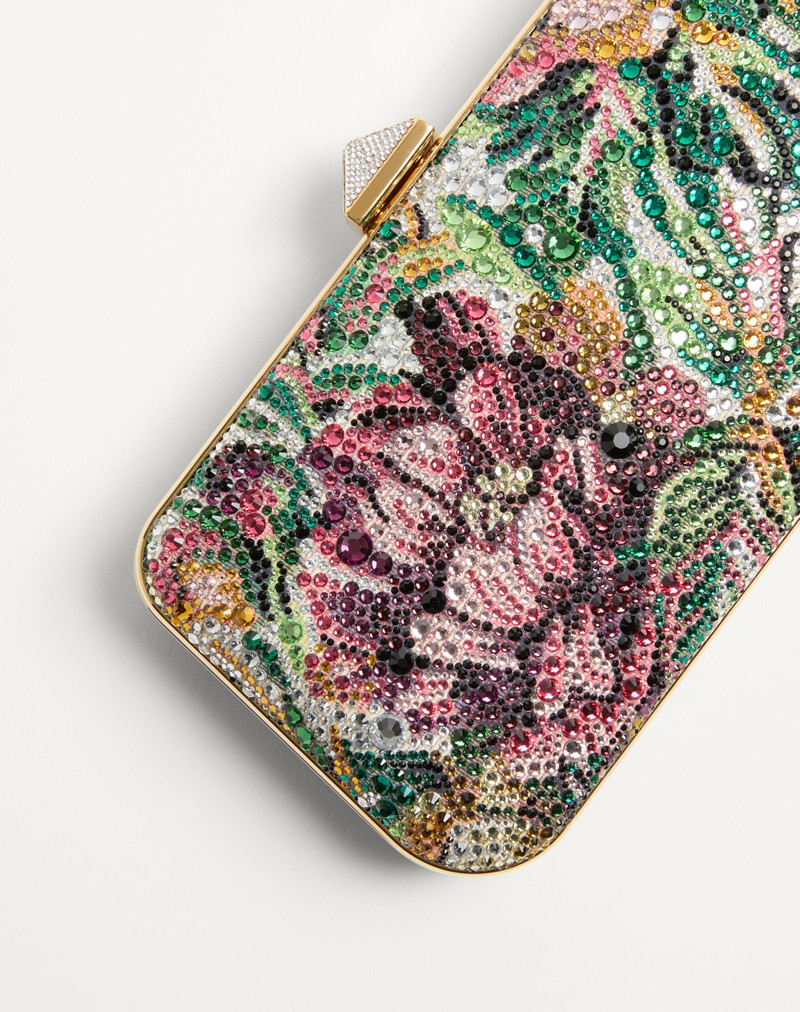 CARRY SECRETS MINAUDIERE WITH RHINESTONE VOYAGE IMAGINAIRE MOTIF 8