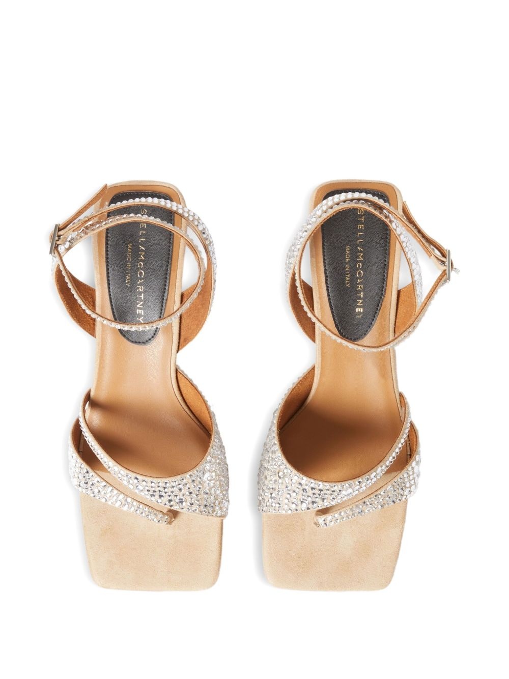 rhinestone-embellished sandals - 4