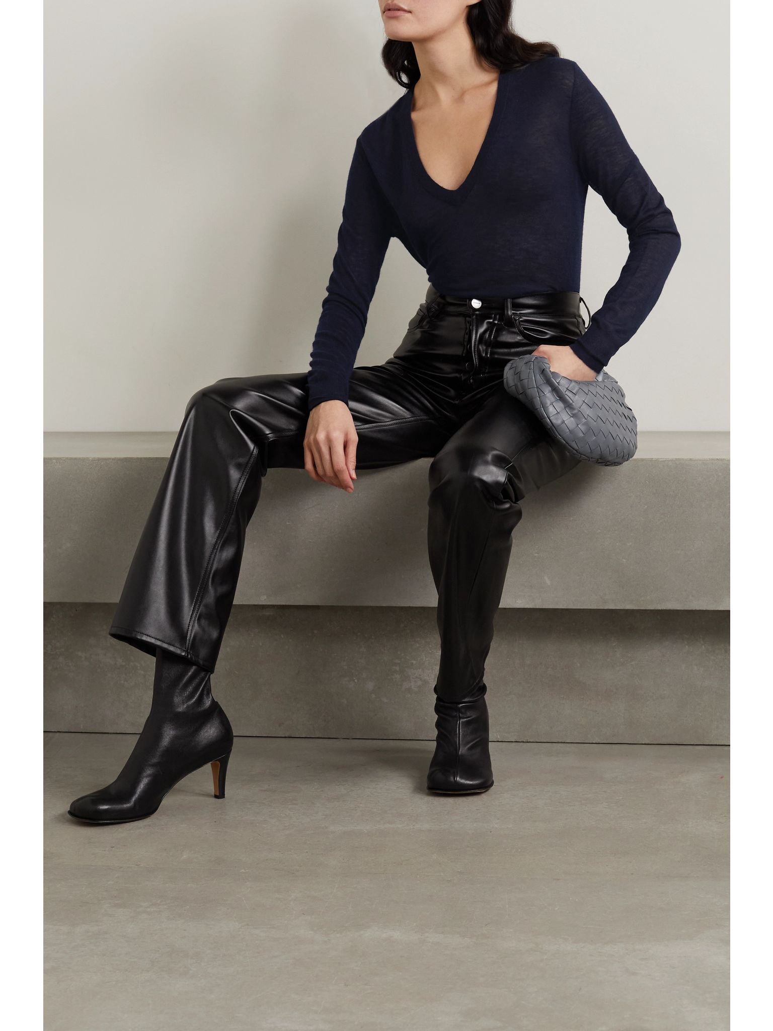 Cashair cashmere sweater Navy - 2