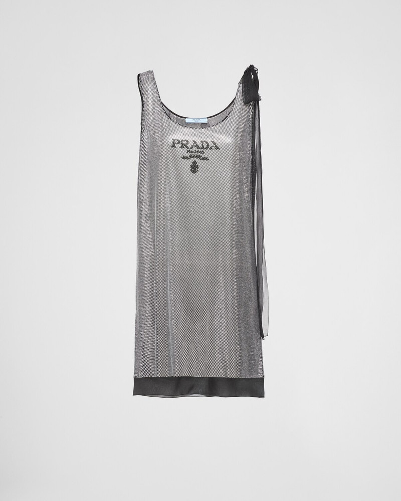 Studded chiffon dress 1