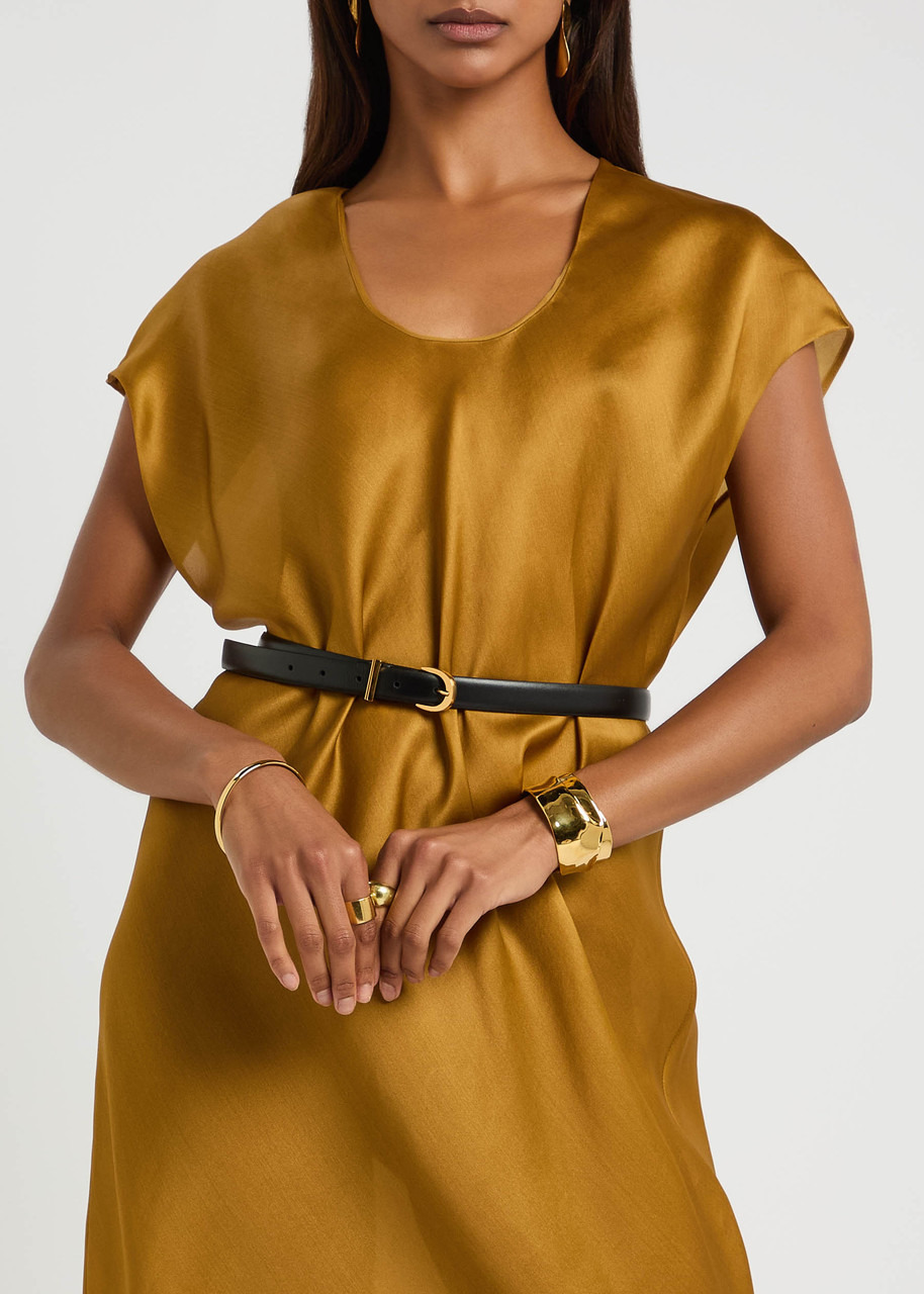 Khaite Luna Leather Belt - 2