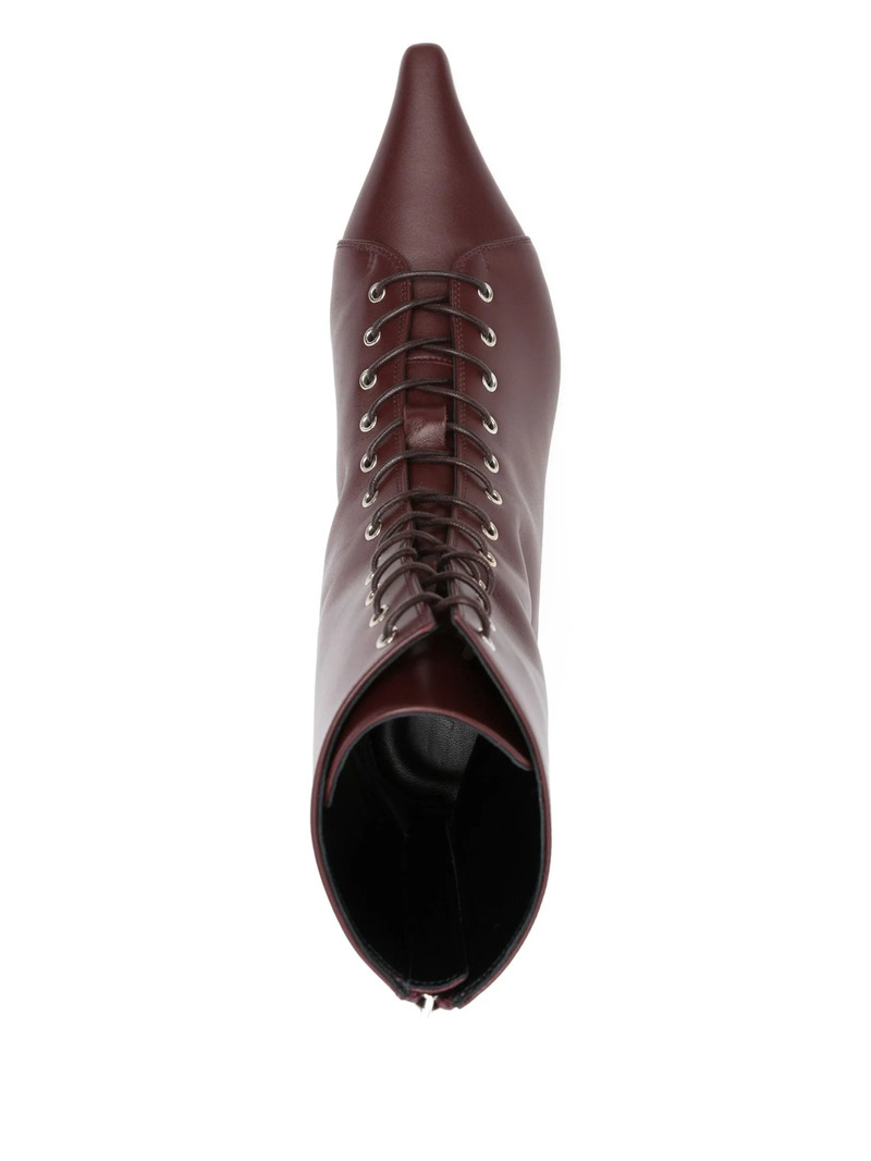 Aeyde 40mm Lace-up Pointed-toe Boots 3