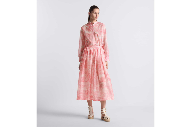 Dioriviera Flared Mid-Length Skirt 2