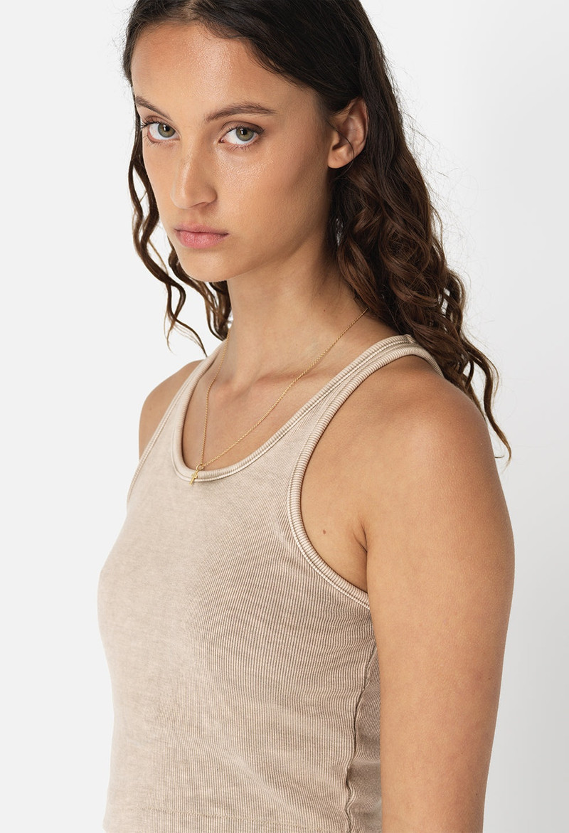 MINERAL WASH GEMINI RIB CROPPED TANK 1