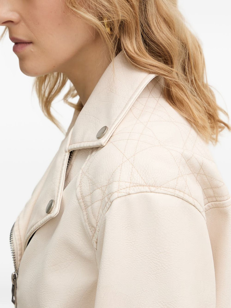 Nada quilted-panel biker jacket 5
