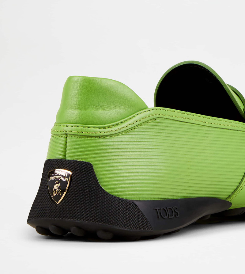 LOAFERS IN LEATHER - GREEN 5