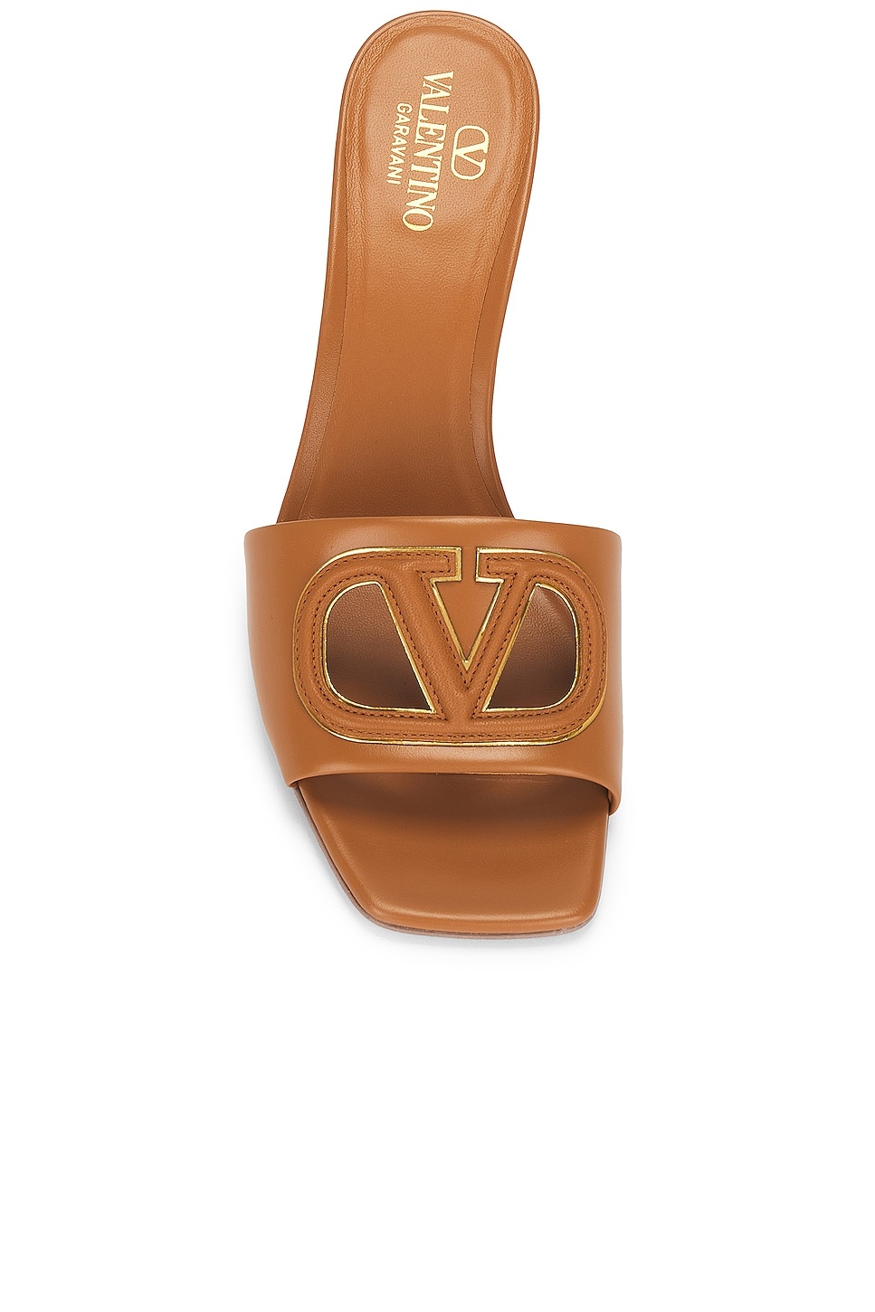 V Logo Cut Out Mule - 4