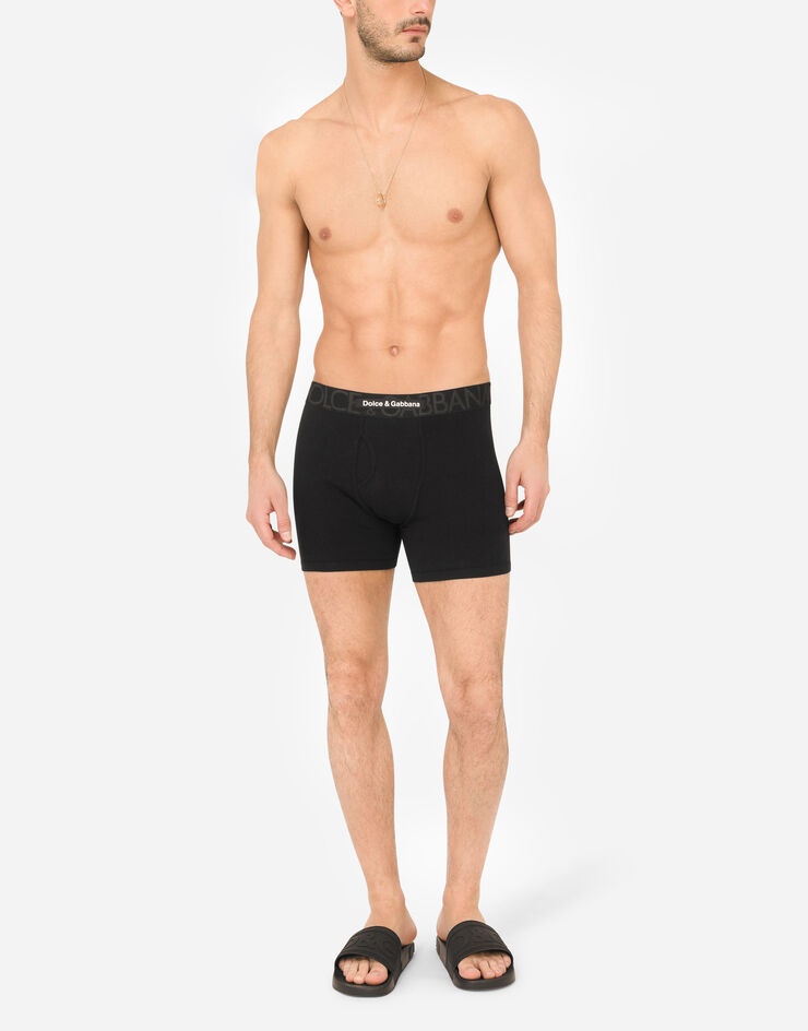 Long-leg two-way stretch cotton boxers - 2