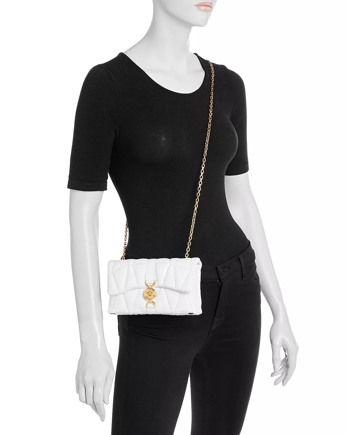 Mini Quilted Kleio Leather Crossbody Bag - 2